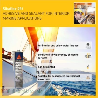 SIKA – Multifunctional Adhesive Sealant For Marine Applications – Sikaflex-291i White