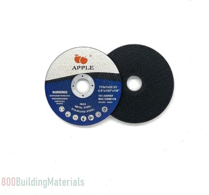 Apple Abrasives Cut-Off Wheels, 4-1/2 x 7/8-inch Metal&Stainless – 10 pcs pack